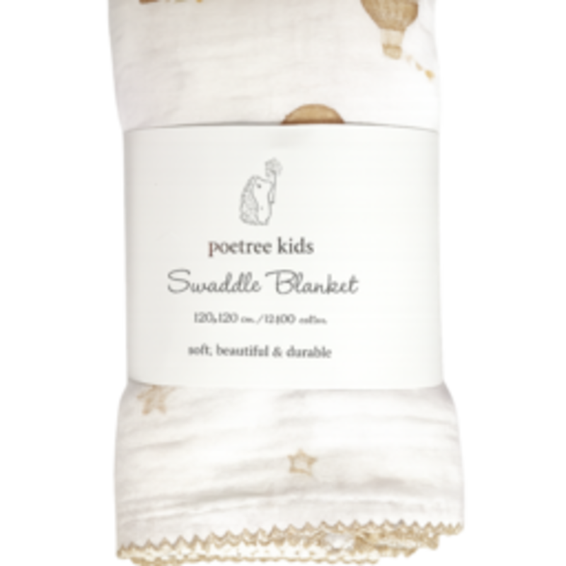 Swaddle doek 120x120cm Little Voyager