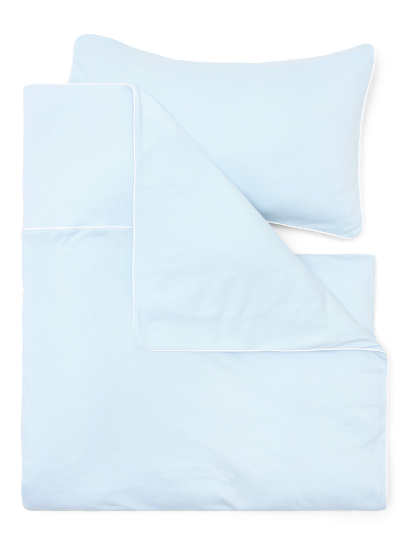 Baby Blauw Dekbedovertrek & kussensloop