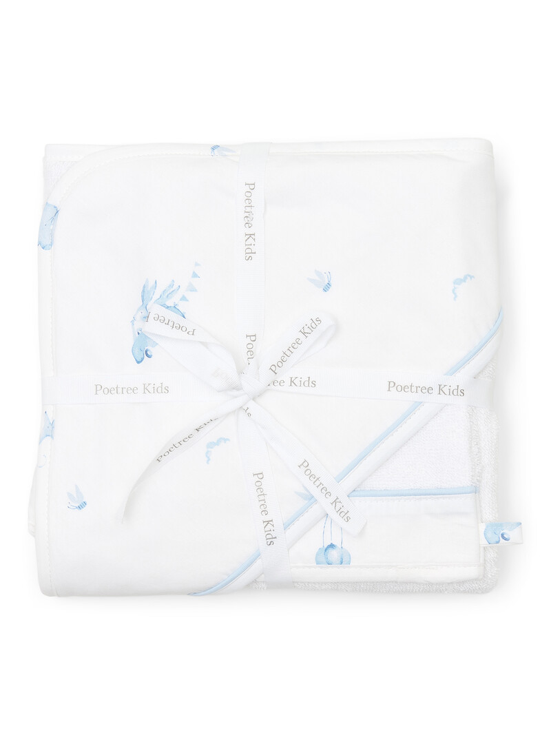 Blue Dreams Cape de bain & gant de toilette