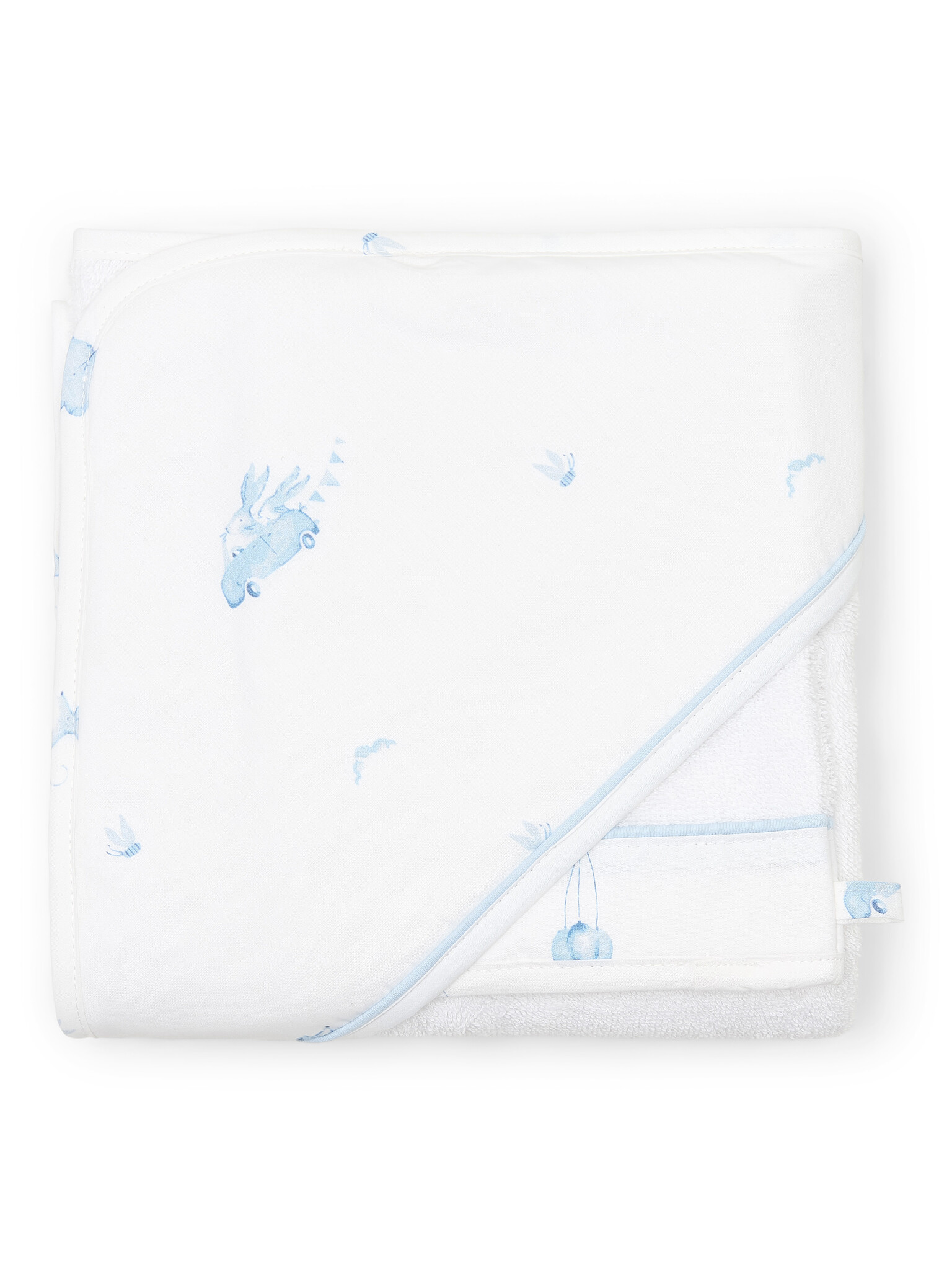 Blue Dreams Badcape & washandje