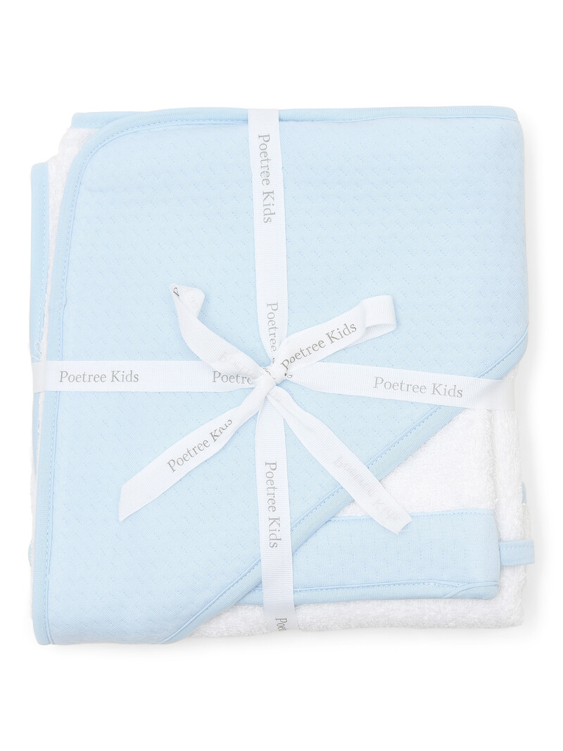 Blue Dreams Hooded towel & washcloth