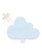 Sucette attache nuage Blue Dreams