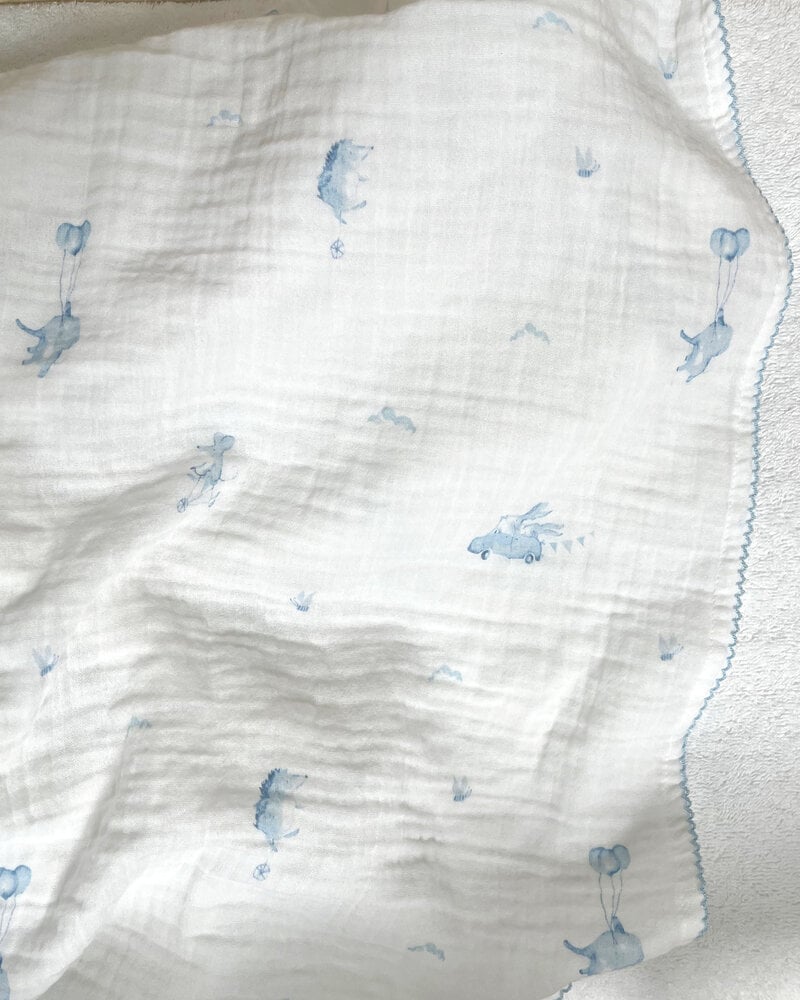 Blue Dreams Swaddle doek 120x120cm