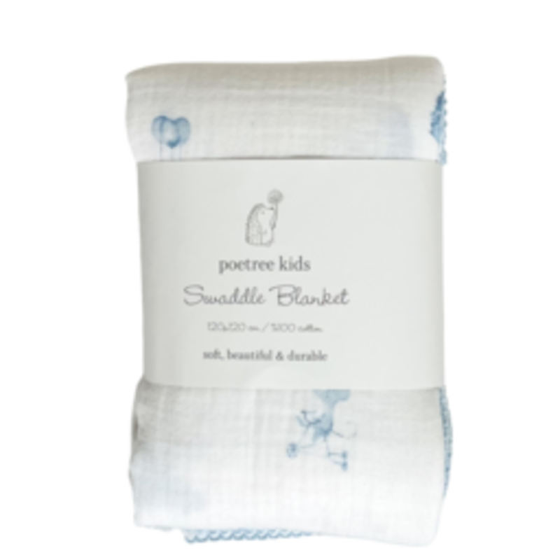 Blue Dreams Swaddle doek 120x120cm