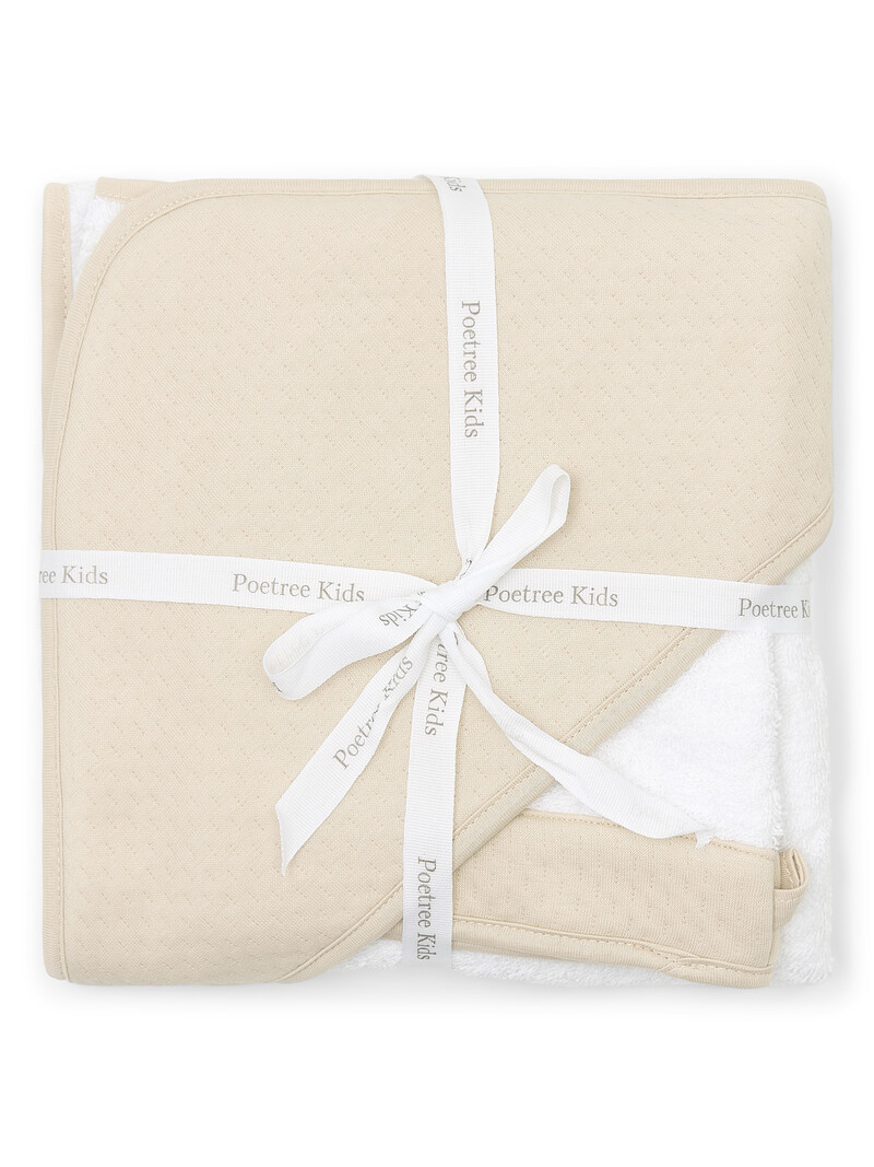 Little Voyager Hooded towel & washcloth