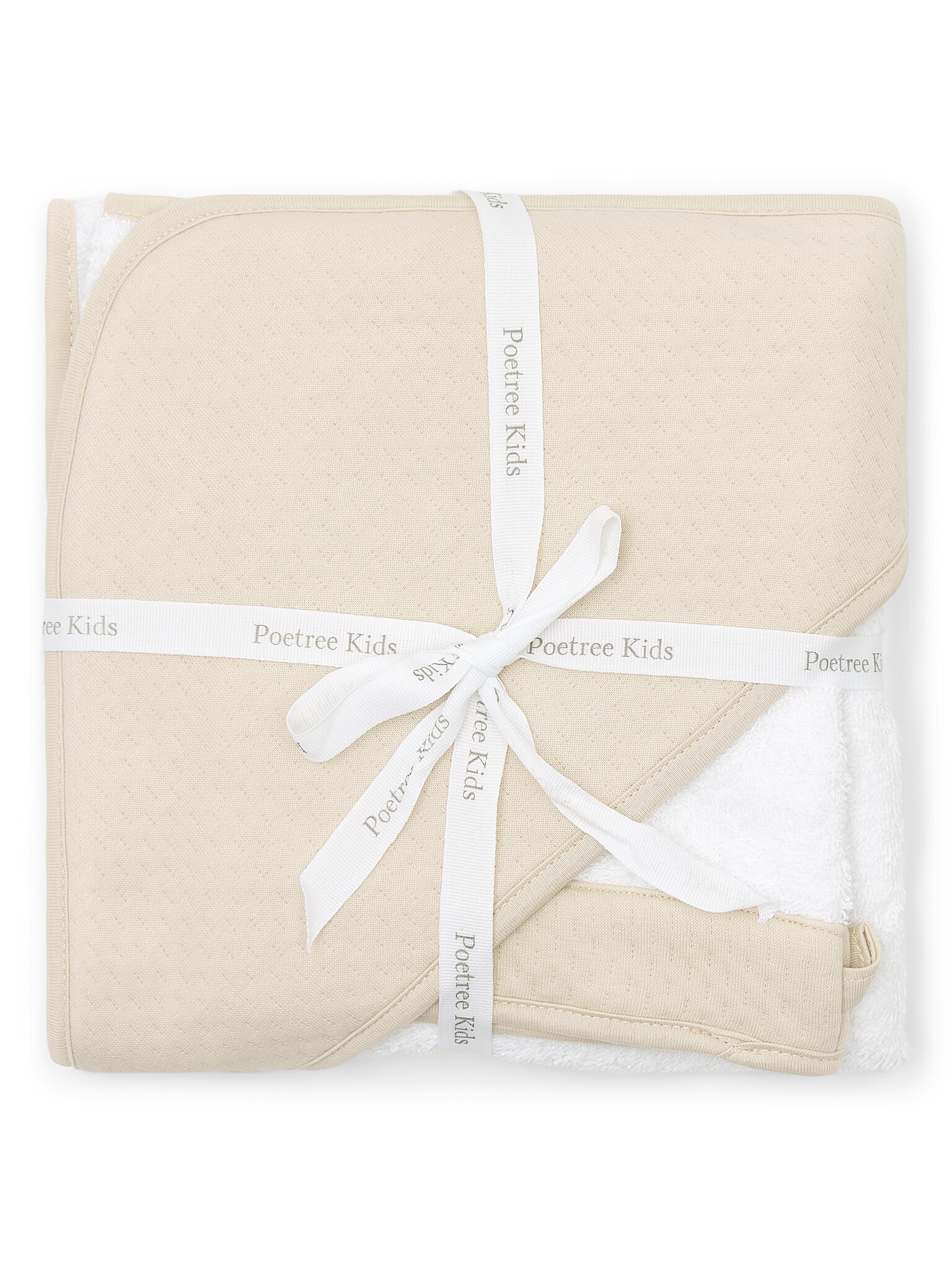 Cape de bain & gant de toilette Little Voyager