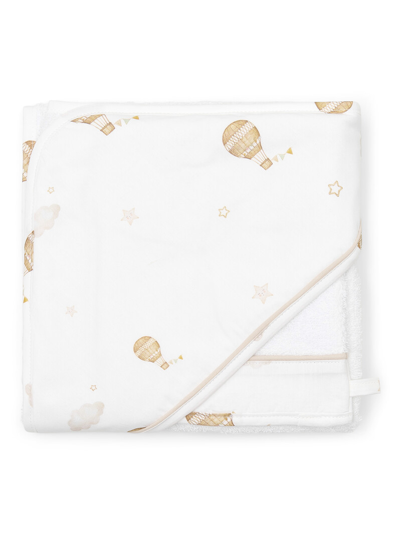 Little Voyager Hooded towel & washcloth