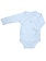 Overslag Romper/Body Lange Mouwen Teddy Baby Blauw