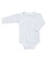Poetree Kids Jules body/romper bébé manches longues avec cache-cœur en Blanc