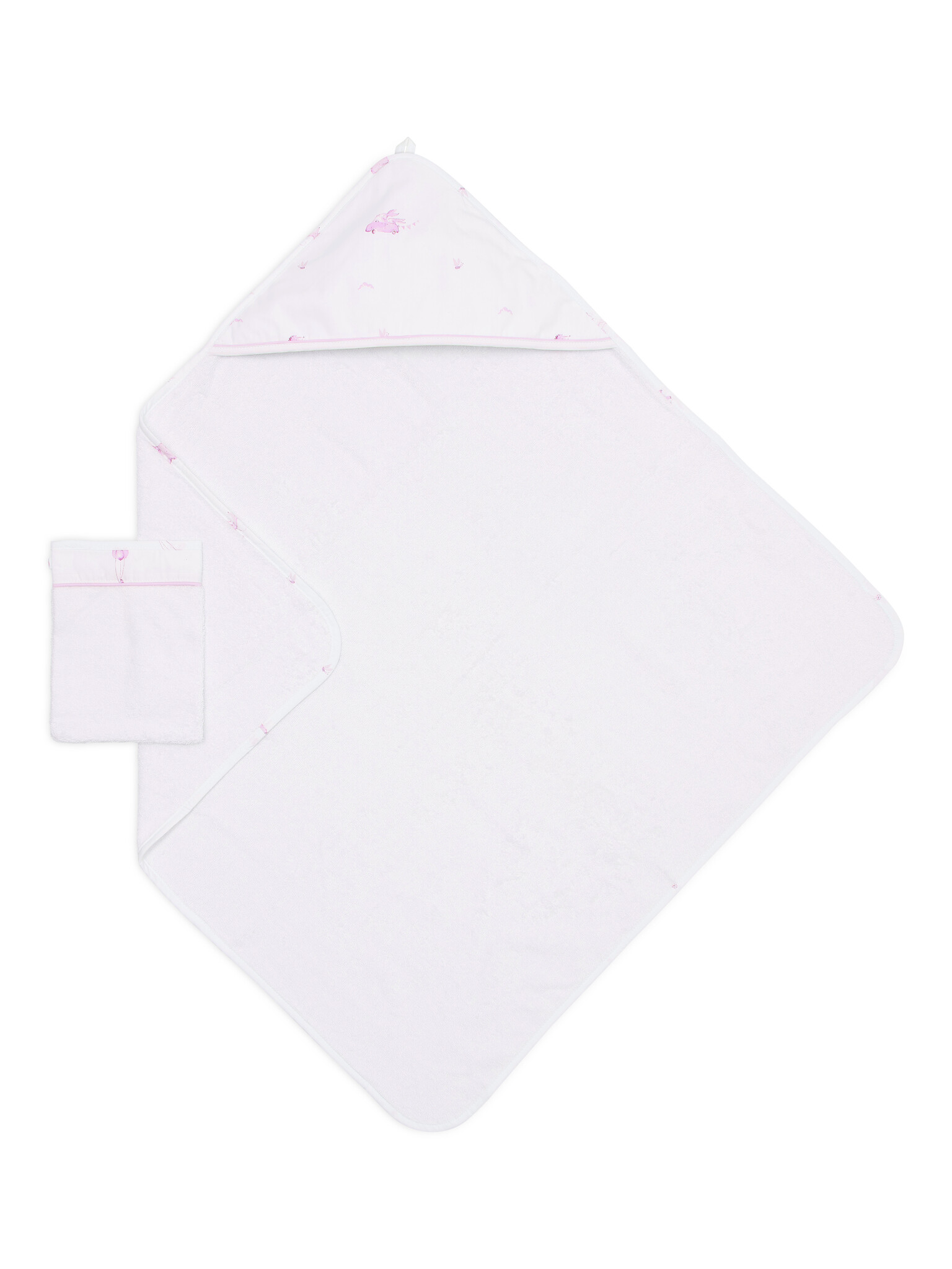 Pink Dreams Badcape & washandje