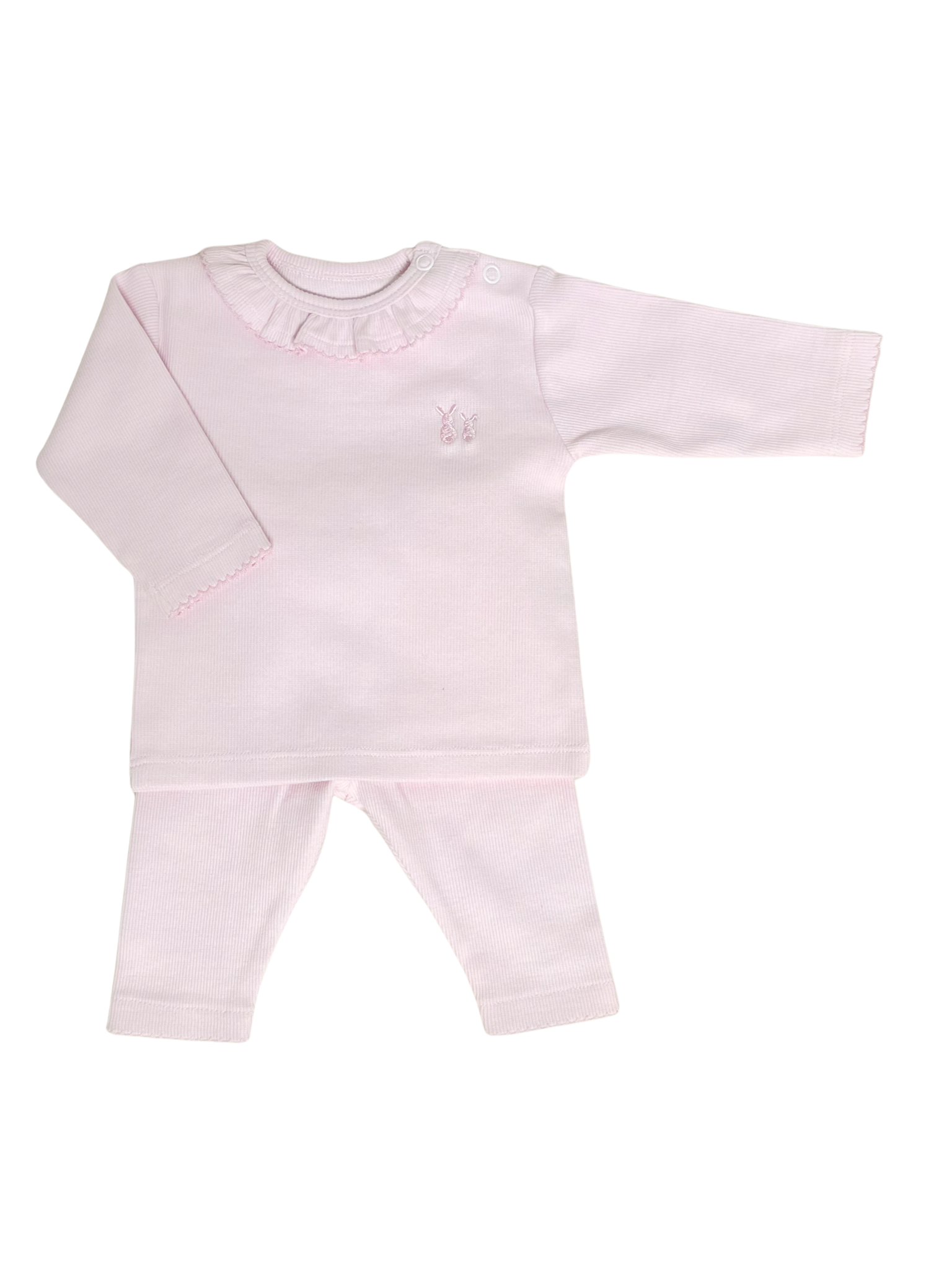 Lilly baby-set rib Pink