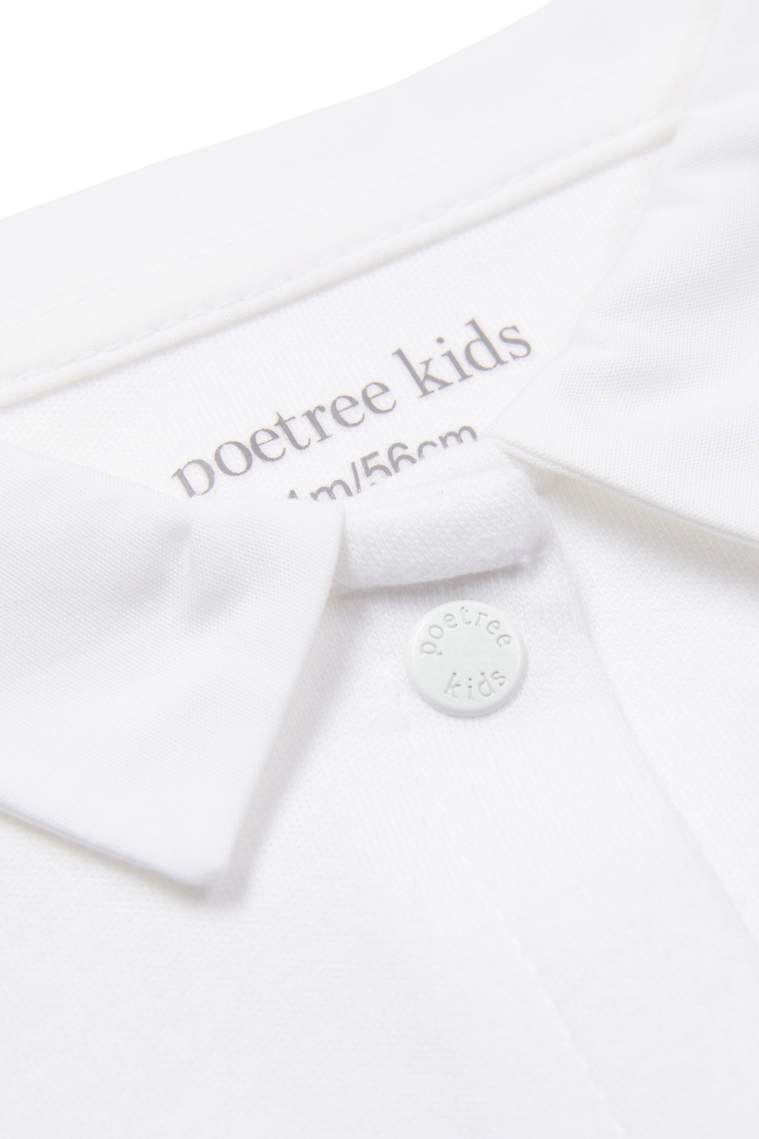 2 - Delige baby set wit shirt met denim blue broekje