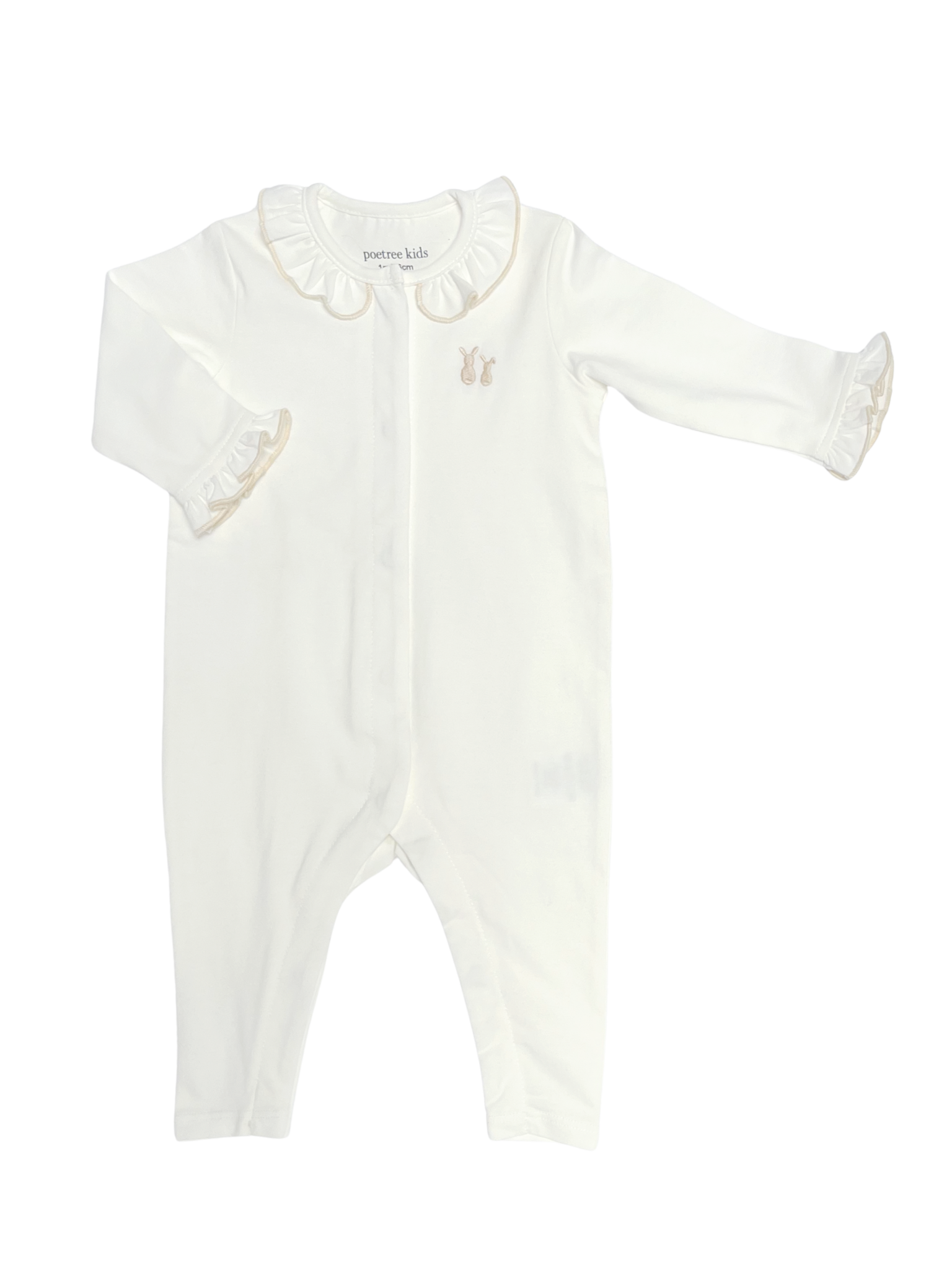 Babypakje Nikki Crème Jersey met ruffles