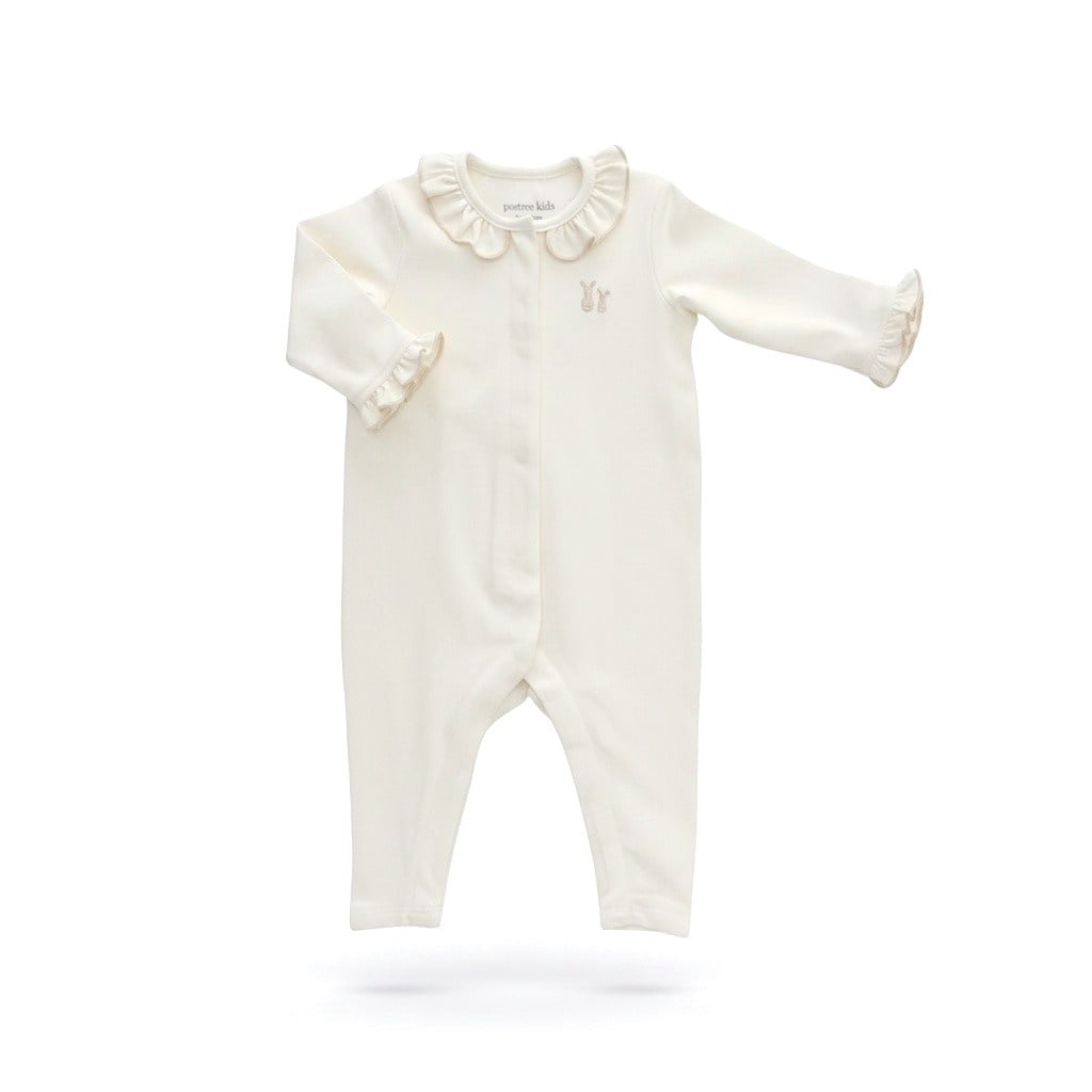 Babypakje Nikki Crème Jersey met ruffles