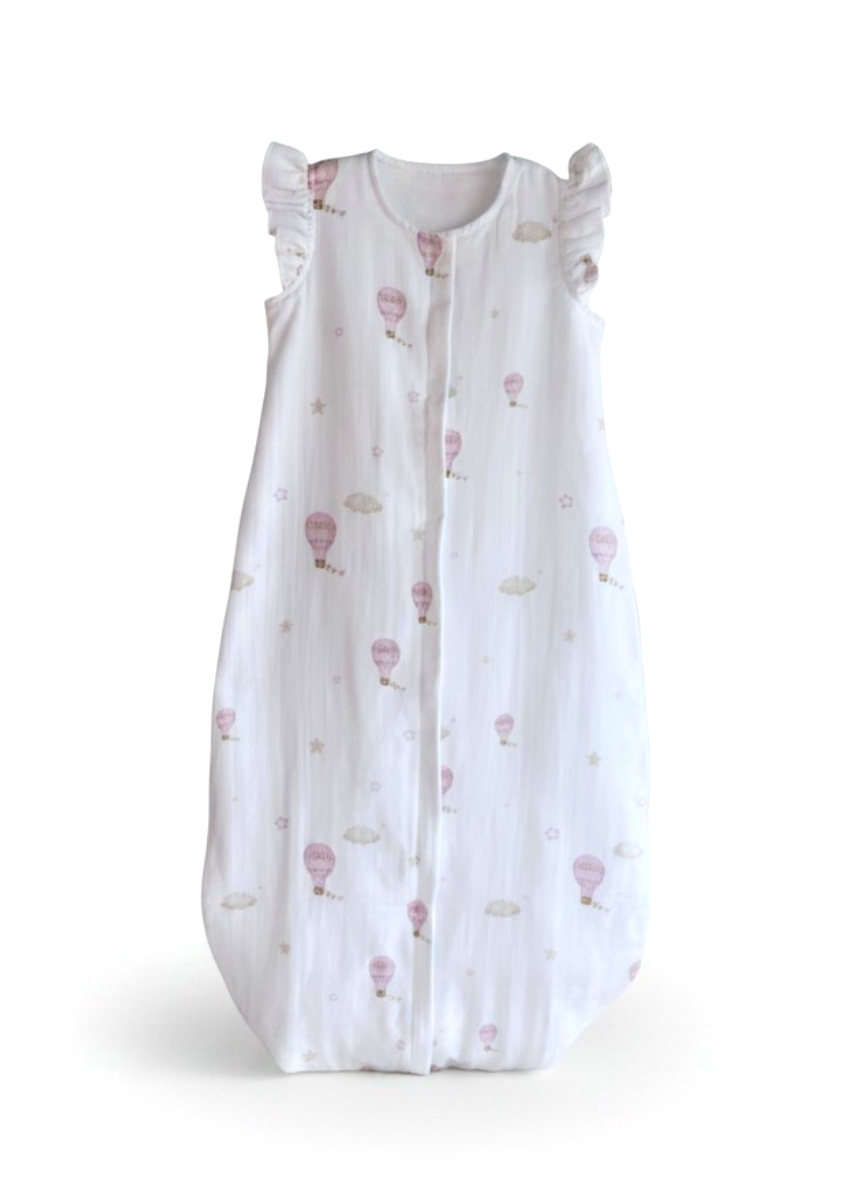 Tetra Slaapzak 90cm Ruffle Zomer Little Voyager Pink