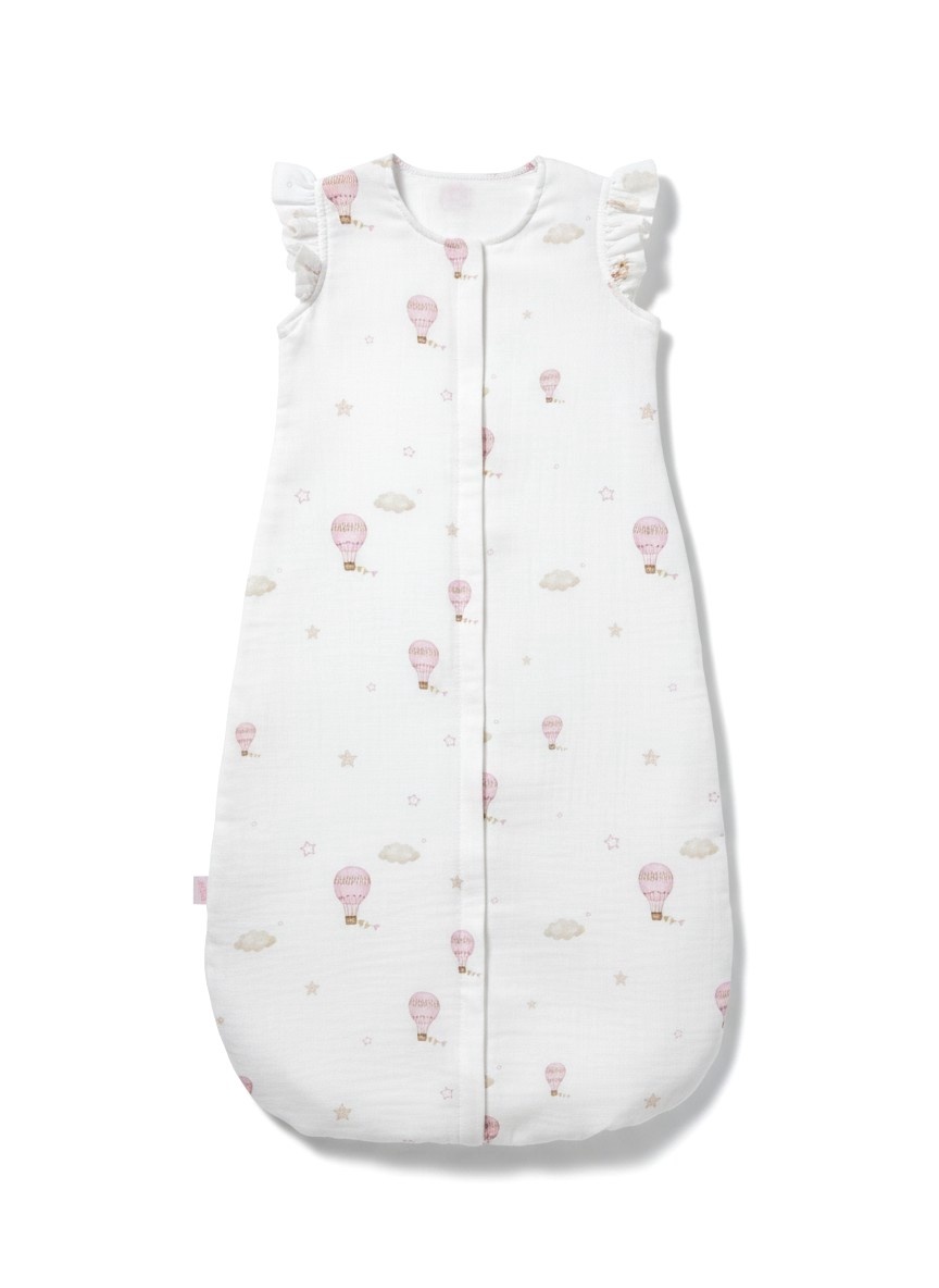 Tetra Sac de couchage 90cm Ruffle Little Voyager Pink