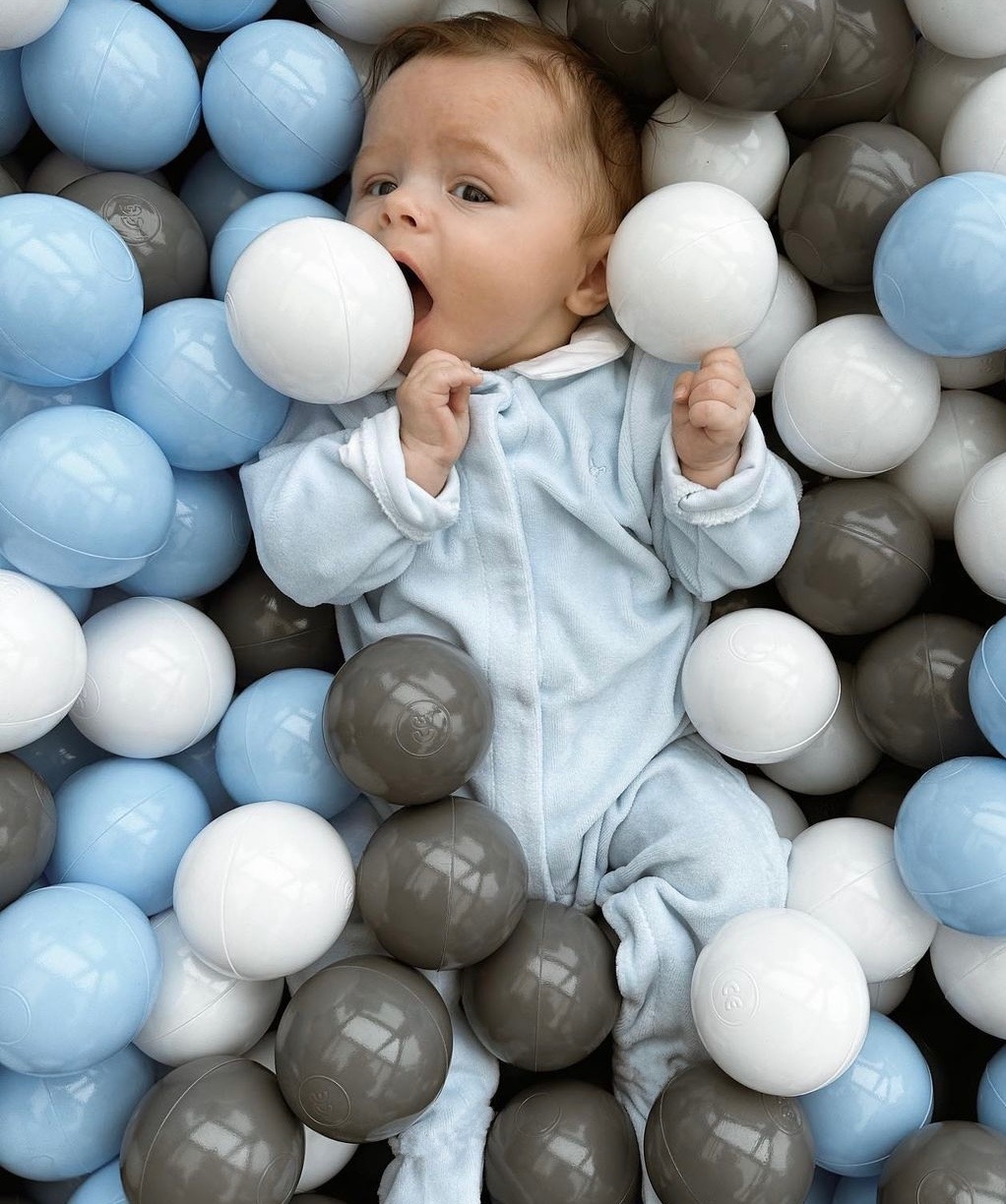 Babypakje Velours Baby Blauw