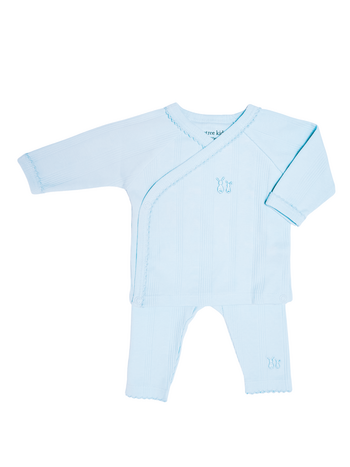 Teddy Geboorte Set Baby Blauw