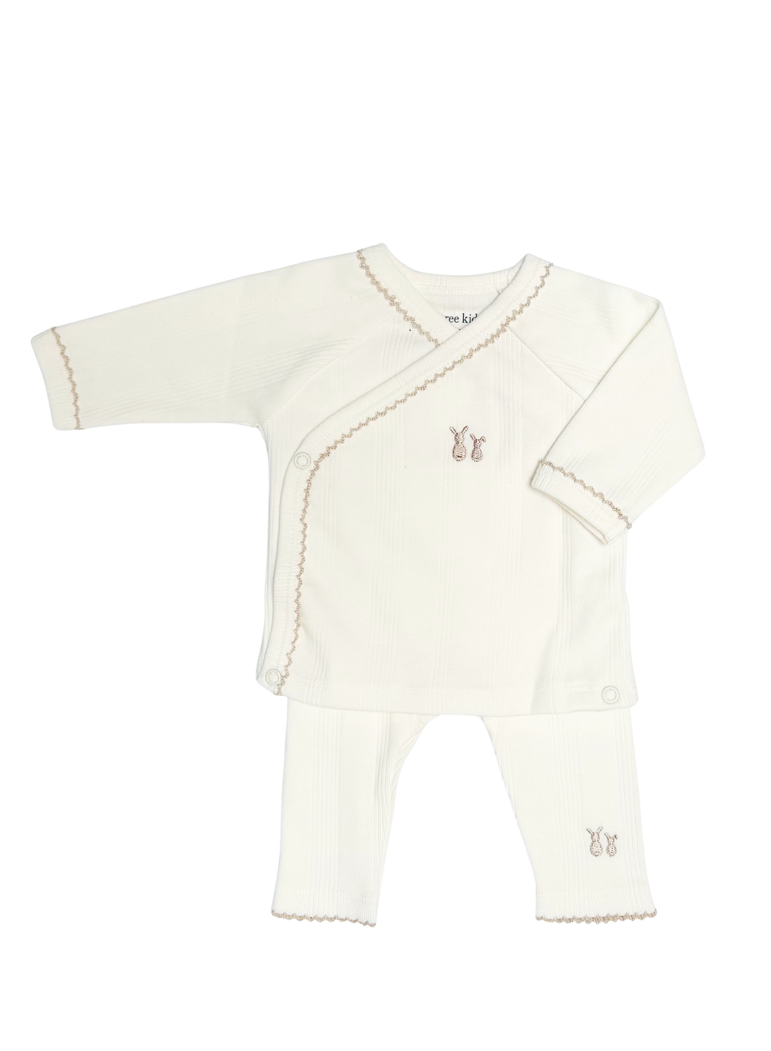 Teddy Newborn Set Crème