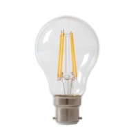 Calex Calex Premium LED Lamp Filament - B22 - 390 / 806 Lumen - Zilver