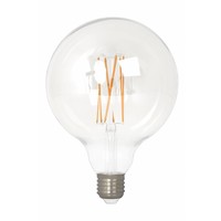 Calex Calex Globe LED Lamp Warm Ø125 - E27 - 470 Lm - Goud / Clear