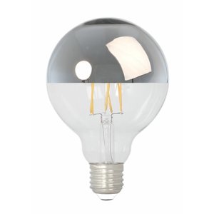 Calex Calex Globe LED Mirror Kopspiegellamp Warm - E27 - 250 Lumen - Zilver Calex Globe LED Mirror Kopspiegellamp Warm - E27 - 250 Lumen - Zilver