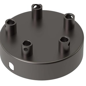 Lightexpert Calex Plafondkap Parel Zwart – 5 Snoeren Calex Plafondkap Parel Zwart – 5 Snoeren