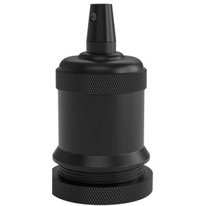 Lightexpert Calex Lamphouder E27 – Ø50mm – H71mm - Zwart Calex Lamphouder E27 – Ø50mm – H71mm - Zwart