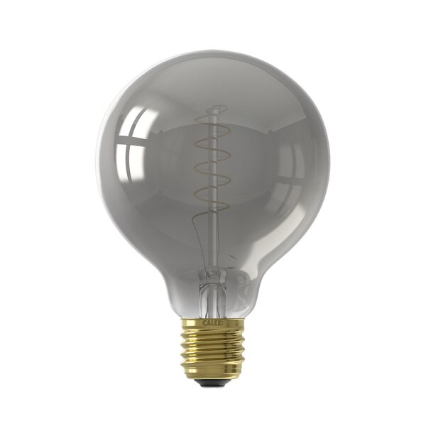 Calex Calex Globe LED Lamp - E27 - 136 Lm - Titanium