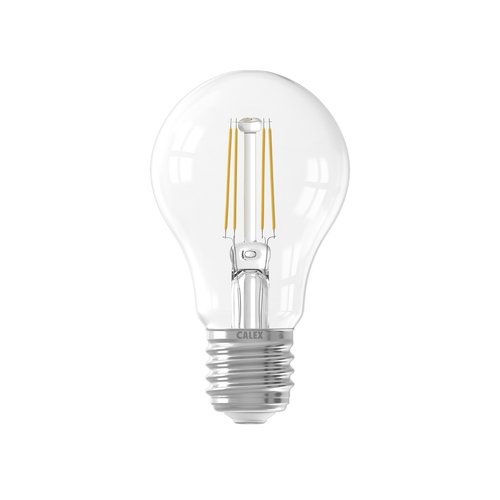 Calex Calex Filament Lamp met Schemersensor - E27 - 470 Lm - Zilver
