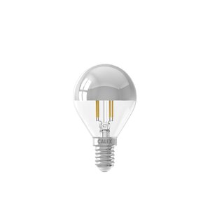 Calex Calex Spherical LED Mirror Kopspiegellamp Warm - E14 - 310 Lm - Zilver Calex Spherical LED Mirror Kopspiegellamp Warm - E14 - 310 Lm - Zilver