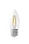Calex candle LED Lamp Filament - E27 - 470 Lm - Zilver