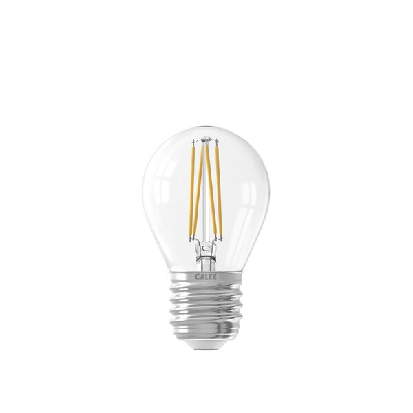 Calex Calex Spherical LED Lamp Filament - E27 - 470 Lm - Zilver