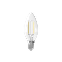 Calex candle LED Lamp Filament - E14 - 200 Lm - Zilver Calex Calex candle LED Lamp Filament - E14 - 200 Lm - Zilver