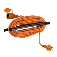 Verlengsnoer voor Buiten - incl. Oprolhaspel – 30 Meter – IP44 V-TAC Verlengsnoer voor Buiten - incl. Oprolhaspel – 30 Meter – IP44
