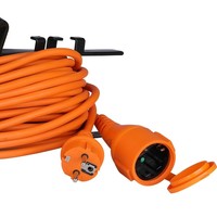 Verlengsnoer voor Buiten - incl. Oprolhaspel – 30 Meter – IP44 V-TAC Verlengsnoer voor Buiten - incl. Oprolhaspel – 30 Meter – IP44