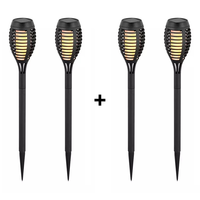 LED Tuinfakkel Solar - Vlammeneffect & Schemerschakelaar - 50CM V-TAC LED Tuinfakkel Solar - Vlammeneffect & Schemerschakelaar - 50CM