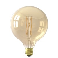 Calex Calex Globe LED Lamp Warm Ø125 - E27 - 470 Lm - Goud / Clear