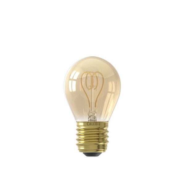 Calex Calex Ball LED Lamp Ø45 - E27 - 136 Lm - Goud Flex Filament