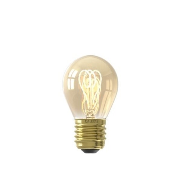 Calex Calex Ball LED Lamp Ø45 - E27 - 136 Lm - Goud Flex Filament