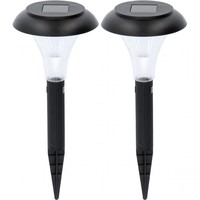 Solar Tuinlamp (set van 2) - Baghdad - 1 Lumen - 2700K LED's Light Solar Tuinlamp (set van 2) - Baghdad - 1 Lumen - 2700K