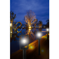 Staande Buitenlamp E27 - IP44 - Zwart Shada Staande Buitenlamp E27 - IP44 - Zwart