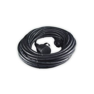 Calex Kabel - 15M - Zwart - 3x 1,5mm² - Verlengsnoer – Verlengkabel