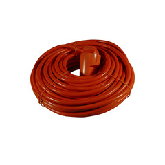 Calex Kabel - 20M - Rood/Oranje - 2x 1mm²  - Verlengsnoer - Verlengkabel