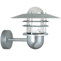 Wandlamp Buiten Gegalvaniseerd - E27 Fitting IP54 - Agger Nordlux Wandlamp Buiten Gegalvaniseerd - E27 Fitting IP54 - Agger