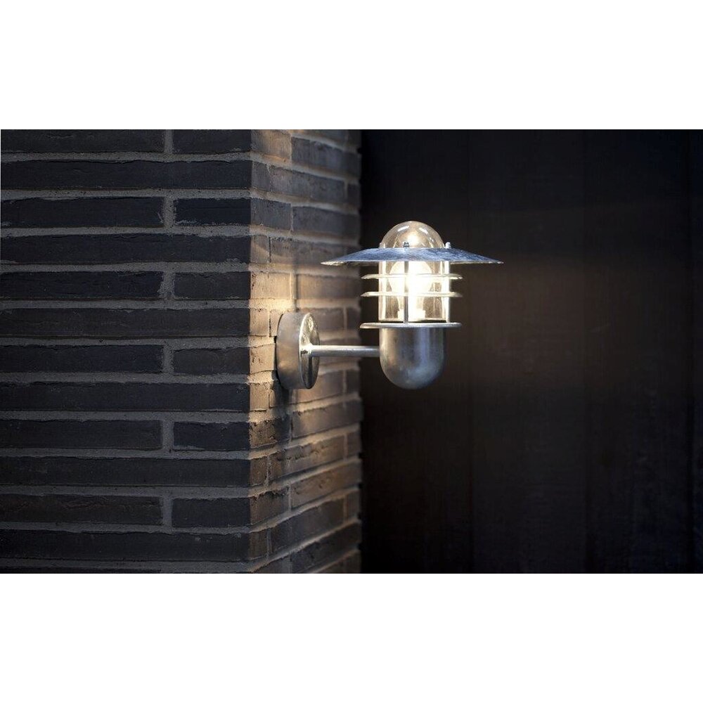 Nordlux Wandlamp Buiten Gegalvaniseerd - E27 Fitting IP54 - Agger
