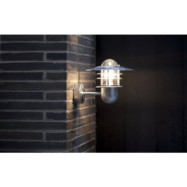 Nordlux Wandlamp Buiten Gegalvaniseerd - E27 Fitting IP54 - Agger