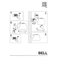 LED Wandlamp Buiten Zwart- E27 Fitting - Bell Nordlux LED Wandlamp Buiten Zwart- E27 Fitting - Bell