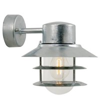 LED Wandlamp Buiten Verzinkt- E27 Fitting - Blokhus Down Nordlux LED Wandlamp Buiten Verzinkt- E27 Fitting - Blokhus Down