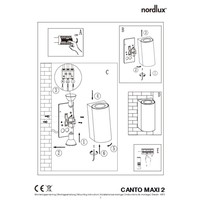 Wandlamp Buiten Tweezijdig Wit - GU10Fitting- Canto Maxi 2 Nordlux Wandlamp Buiten Tweezijdig Wit - GU10Fitting- Canto Maxi 2